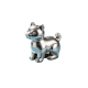 Mini Silver Cat Figurine, Cat Lover Small Gift