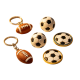 Mini Soccer Rugby Keychain, Small Gift Souvenir