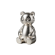 Mini Silver Teddy Bear Figurine, Cute Small Gift